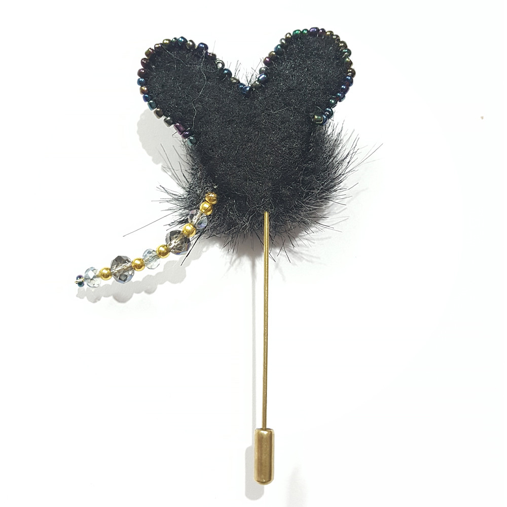 گل سینه زنانه مدل گربه گل سینه زنانه مدل گربه