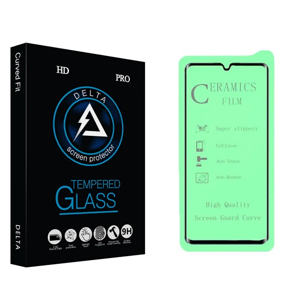 محافظ صفحه نمایش سرامیکی دلتا مدل Fit مناسب برای گوشی موبایل سامسونگ Galaxy A30