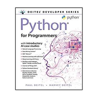 قیمت و خرید کتاب Python for Programmers: with Introductory AI Case ...