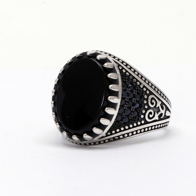 انگشتر نقره مردانه مدل GTA-781 انگشتر نقره مردانه مدل GTA-781