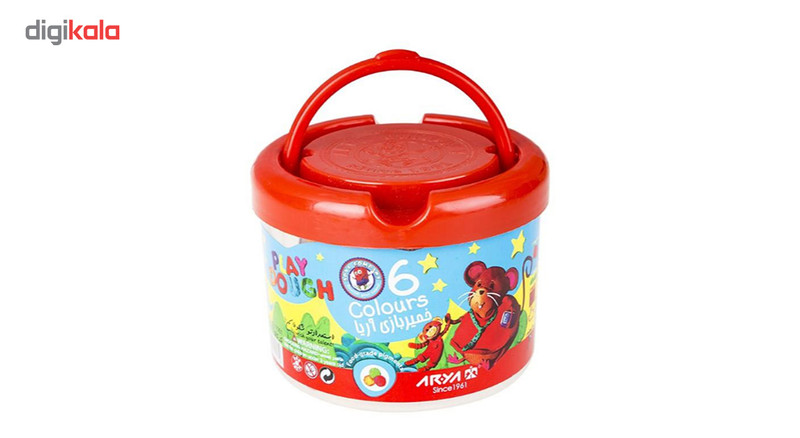 خمیربازی 6 رنگ آریا مدل GH-1001