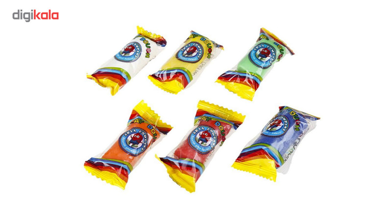 خمیربازی 6 رنگ آریا مدل GH-1001