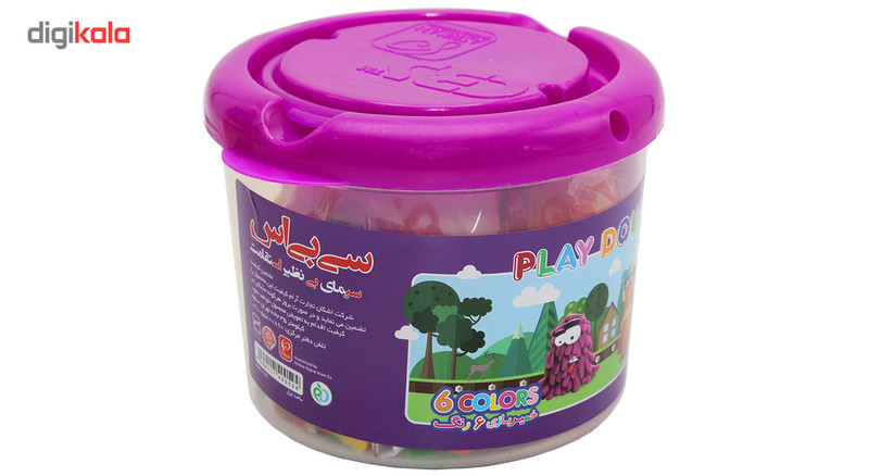 خمیر بازی 6 رنگ سی بی اس مدل JM648-6