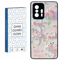 کاور قاب گارد گوشی طرح گل کد TPU-214 مناسب برای گوشی موبایل شیائومی 11T / 11T PRO