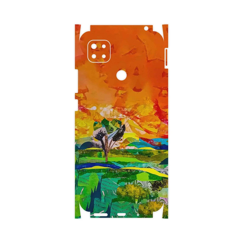 برچسب پوششی ماهوت مدل Collage of Painting-FullSkin مناسب برای گوشی موبایل شیائومی Redmi 9 Activ