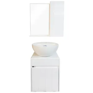 ست کابینت و روشویی سینا مدل آلیبرت 35 به همراه آینه باکس