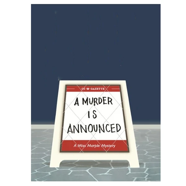 کتاب A Murder is Announced اثر Agatha Christie انتشارات آینده کتاب