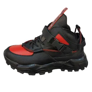 کفش راحتی پسرانه مدل سگک‌دار کد 214 رنگ قرمز