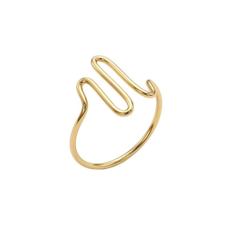 انگشتر طلا 18 عیار زنانه طلای کامک مدل B100 