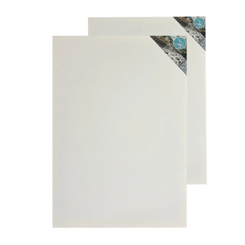 بوم نقاشی مستطیل طهران بوم مدل 313 سایز 70 × 50 سانتی‌متر بسته 2 عددی