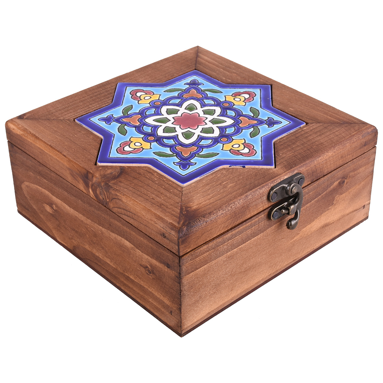 جعبه کاشی گروه سه سرو طرح شمسه مدل 01-02 
