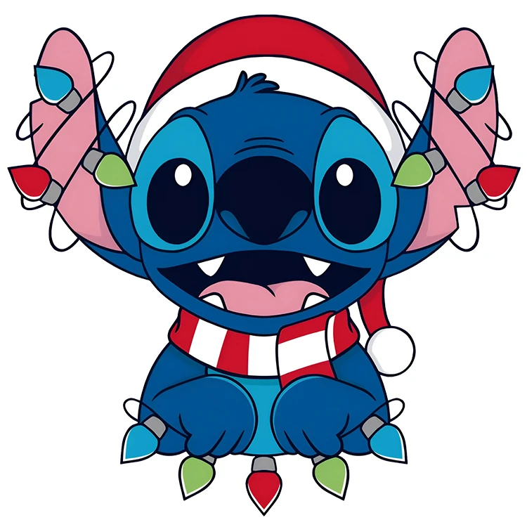 استیکر پارچه و لباس پاد آفرین مدل کریسمس کد DKST707