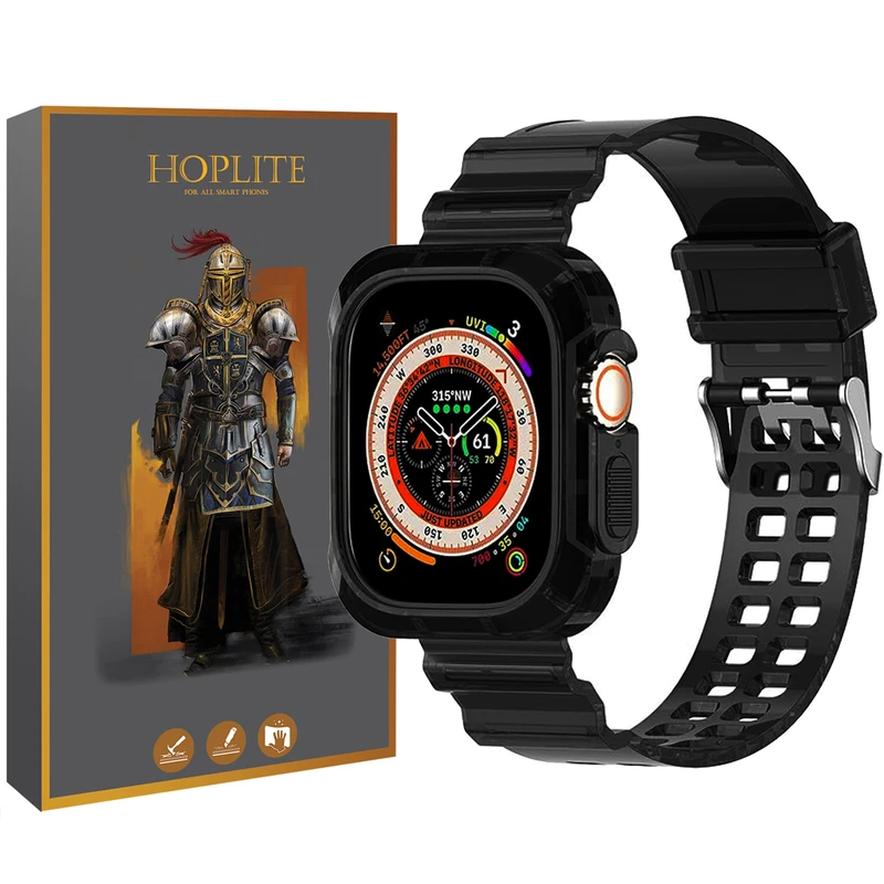 بند هاپلایت مدل Transparent Shock HL مناسب برای ساعت هوشمند گرین لاین Ultra 49 میلیمتری