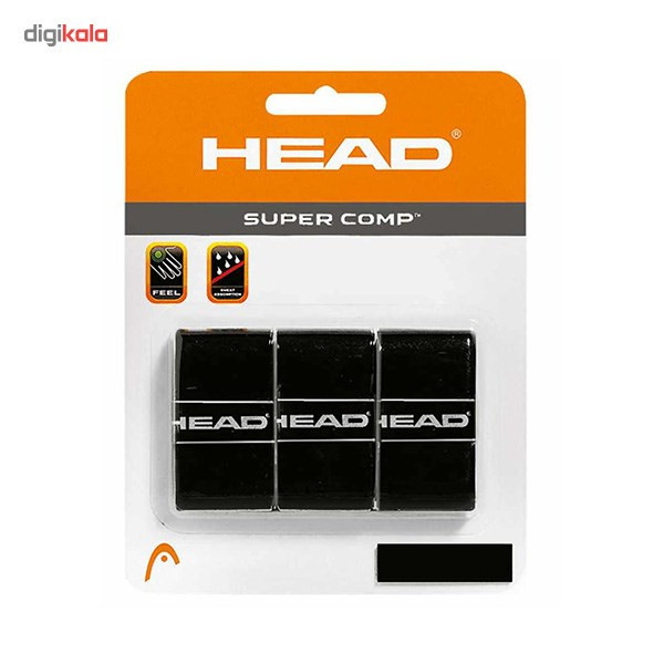 مجموعه 3 عددی اورگریپ راکت تنیس هد مدل Super Comp