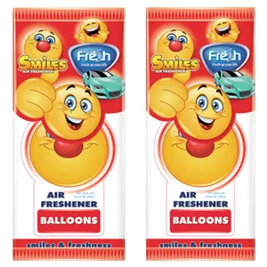 خوشبو کننده خودرو فرش وی مدل Smile Balloons بسته 2 عددی