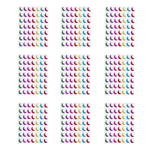 برچسب طرح ماه کد 007 بسته 9 عددی