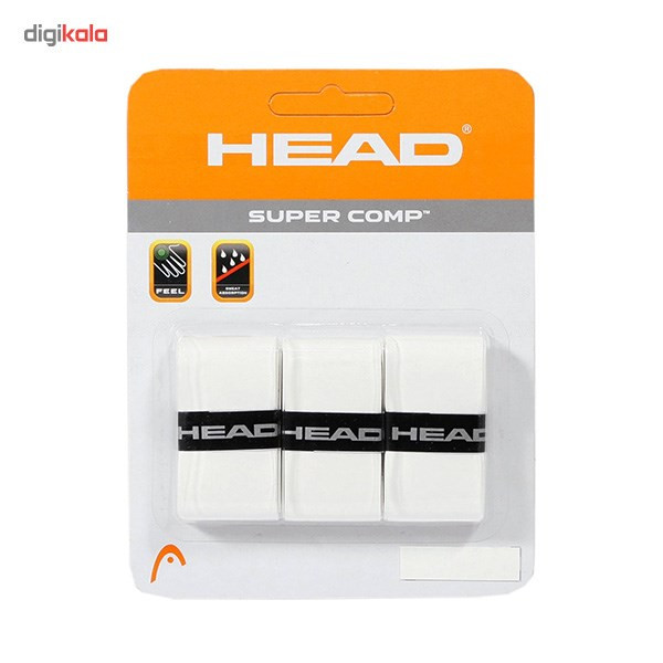 مجموعه 3 عددی اورگریپ راکت تنیس هد مدل Super Comp