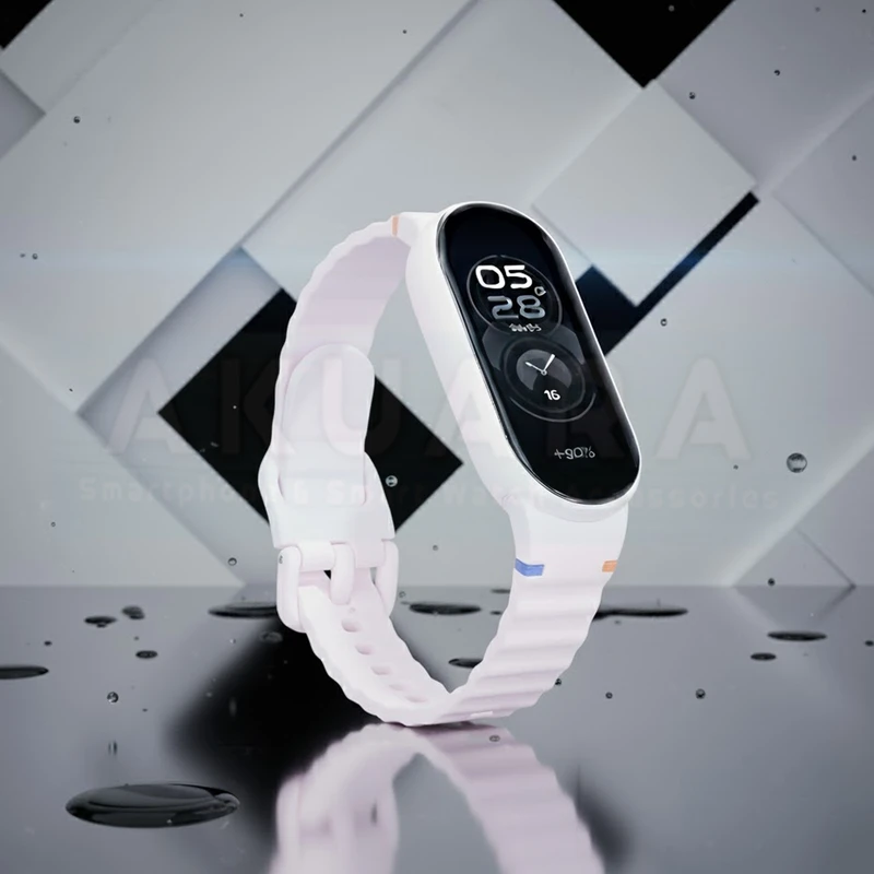 عکس شماره 7 : بند آکوآرا مدل newvmb مناسب برای ساعت هوشمند شیائومی mi band 8-9-10 12mm