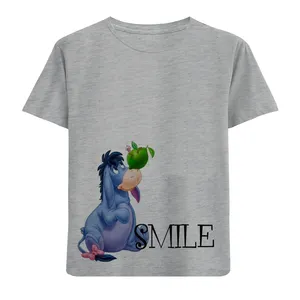 تی شرت آستین کوتاه بچگانه مدل D350 SMILE