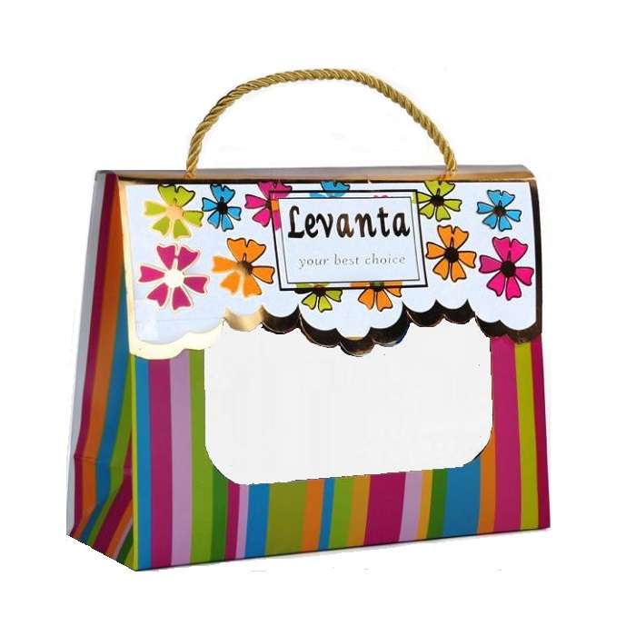 ساک هدیه مدل LEVANTA COLOR بسته 10 عددی