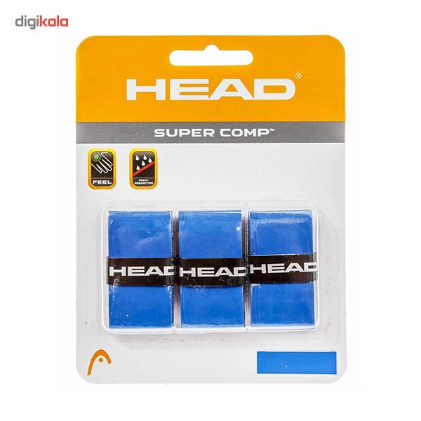 مجموعه 3 عددی اورگریپ راکت تنیس هد مدل Super Comp