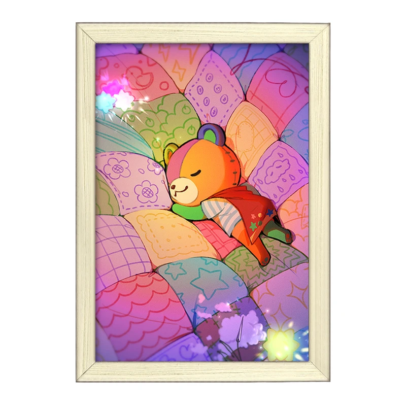 تابلو خندالو طرح بازی انیمال کراسینگ (Animal Crossing) کد 32643