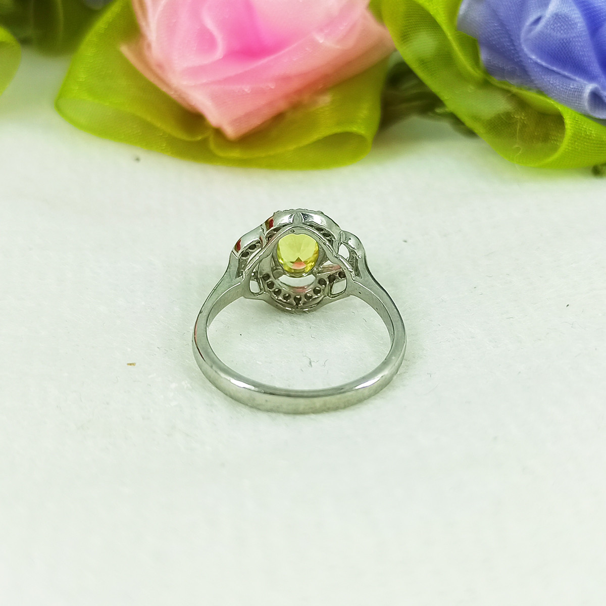 انگشتر نقره زنانه سلین کالا مدل ستاره سیترین انگشتر نقره زنانه سلین کالا مدل ستاره سیترین