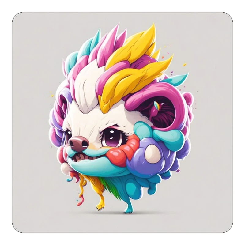 مگنت کاکتی طرح حیوانات رنگی مدل mp26335