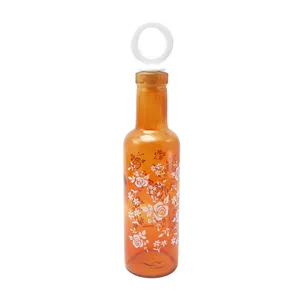 ظرف روغن طرح شکوفه کد 5350