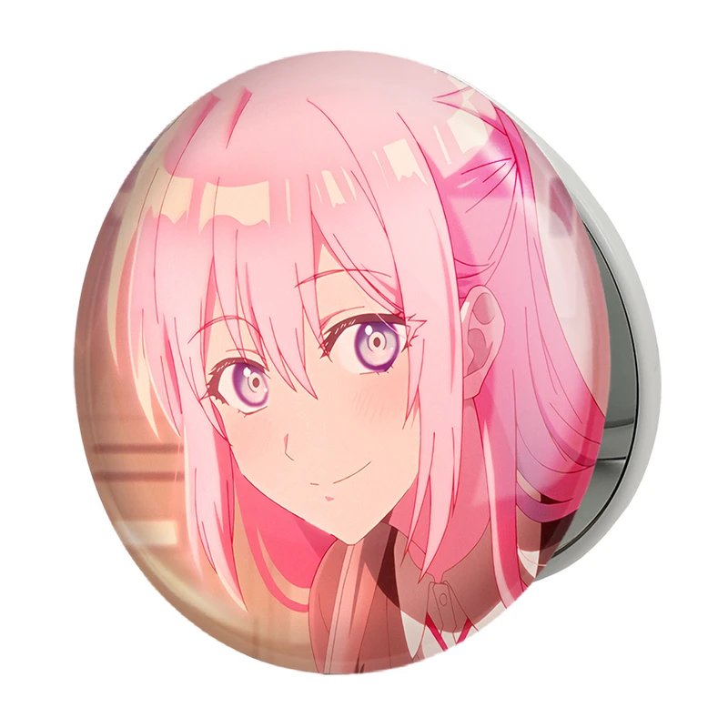 آینه جیبی خندالو طرح شیکیموری سان انیمه شیکیموری مدل تاشو کد 15874 