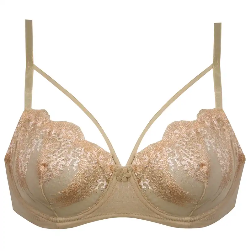 ست شورت و سوتین زنانه کارنا رز مدل گیپور کد 3374 رنگ کرم