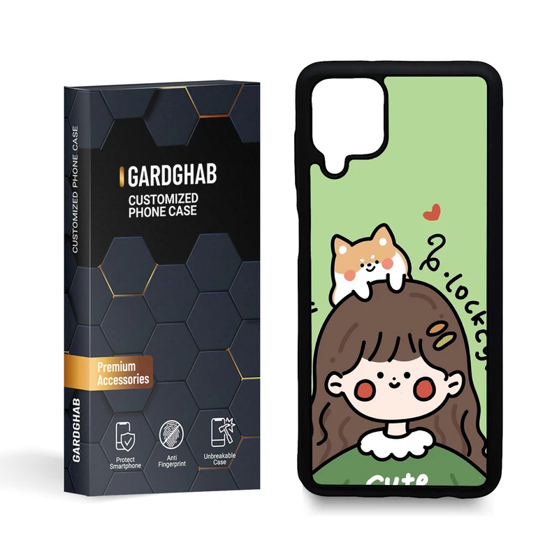 کاور گارد قاب مدل دخترانه مناسب برای گوشی موبایل سامسونگ galaxy A12
