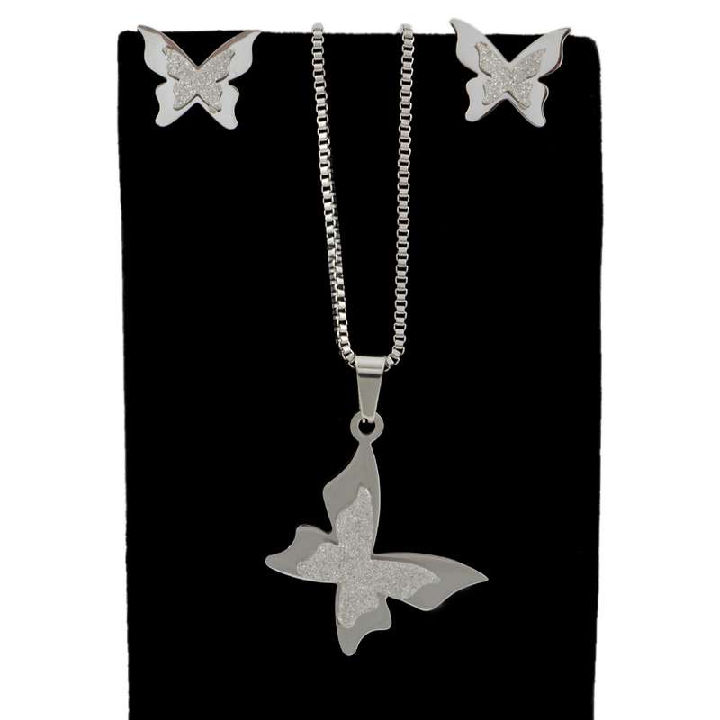 نیم ست طرح پروانه کد 209005