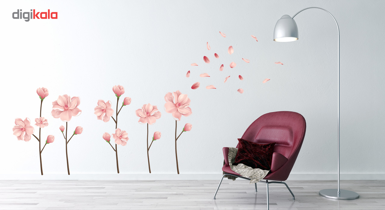 استیکر دیواری صالسو آرت طرح pink blossom h.k