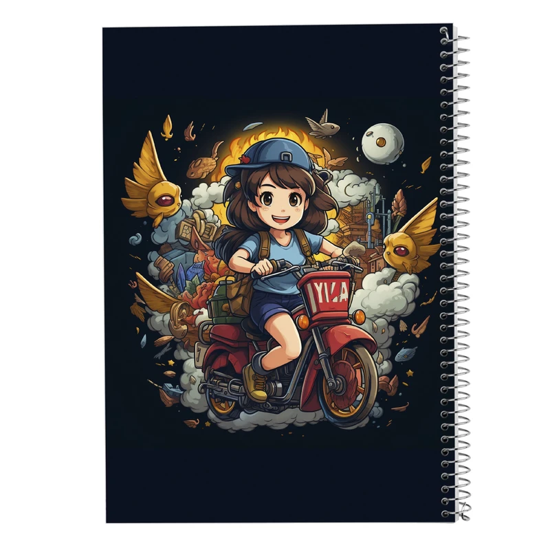 دفتر ژورنال نویسی 50 برگ مدوپد مدل نقطه ای طرح Ghibli کد DF2564