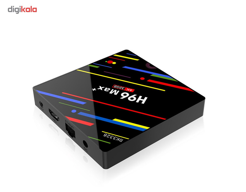 اندروید باکس + H96MAX مدل RK3328 4G/32G Colorful