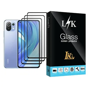 LKG LK Glass MIX003 Screen Protector For Xiaomi Mi 11 Lite Pack Of 3