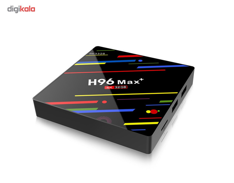 اندروید باکس + H96MAX مدل RK3328 4G/32G Colorful