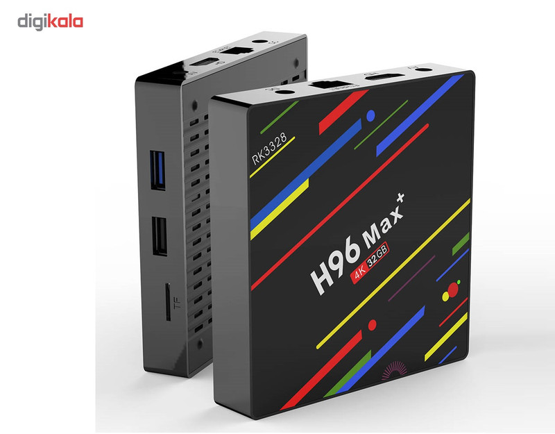 اندروید باکس + H96MAX مدل RK3328 4G/32G Colorful