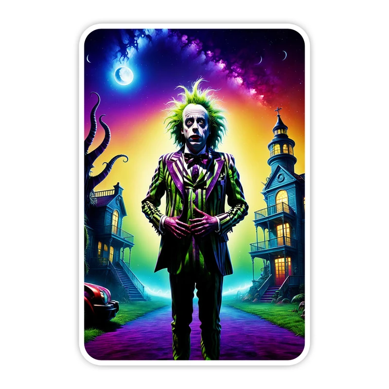 استیکر لپ تاپ و موبایل گوفی طرح دلقک مدل Lost clown 65