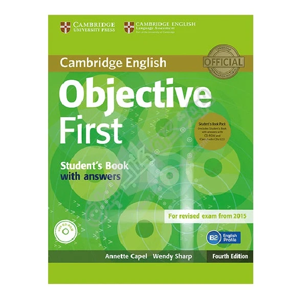 کتاب objective first b2 اثر  annette capel 
انتشارات
دانشگاه کمبریج
