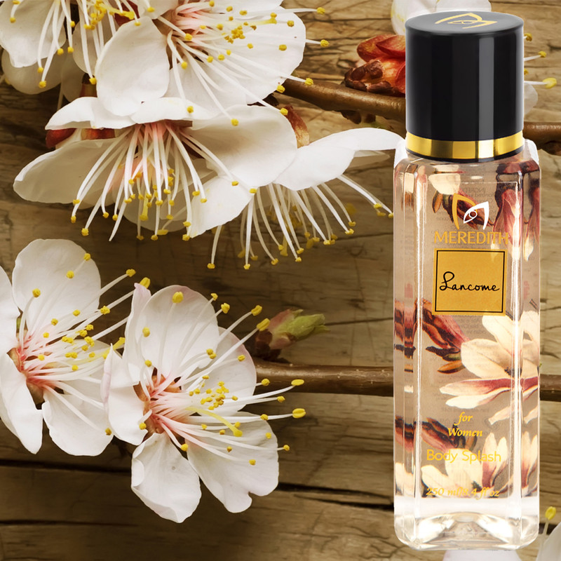 بادی اسپلش زنانه مردیت مدل lancome حجم 250 میلی لیتر بادی اسپلش زنانه مردیت مدل lancome حجم 250 میلی لیتر