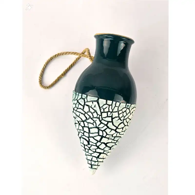 گلدان سفالی مدل آویز کویری