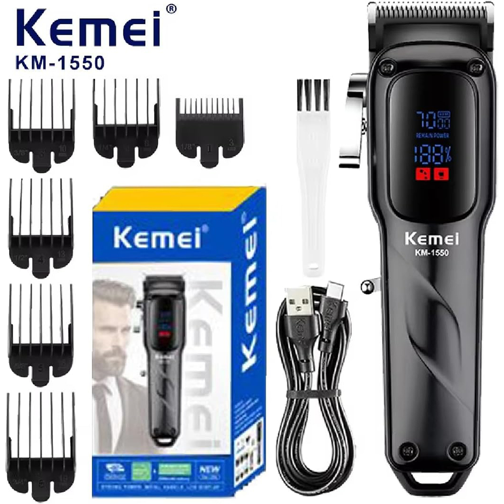 ماشین اصلاح موی سر و صورت کیمی مدل KM-1550 ماشین اصلاح موی سر و صورت کیمی مدل KM-1550