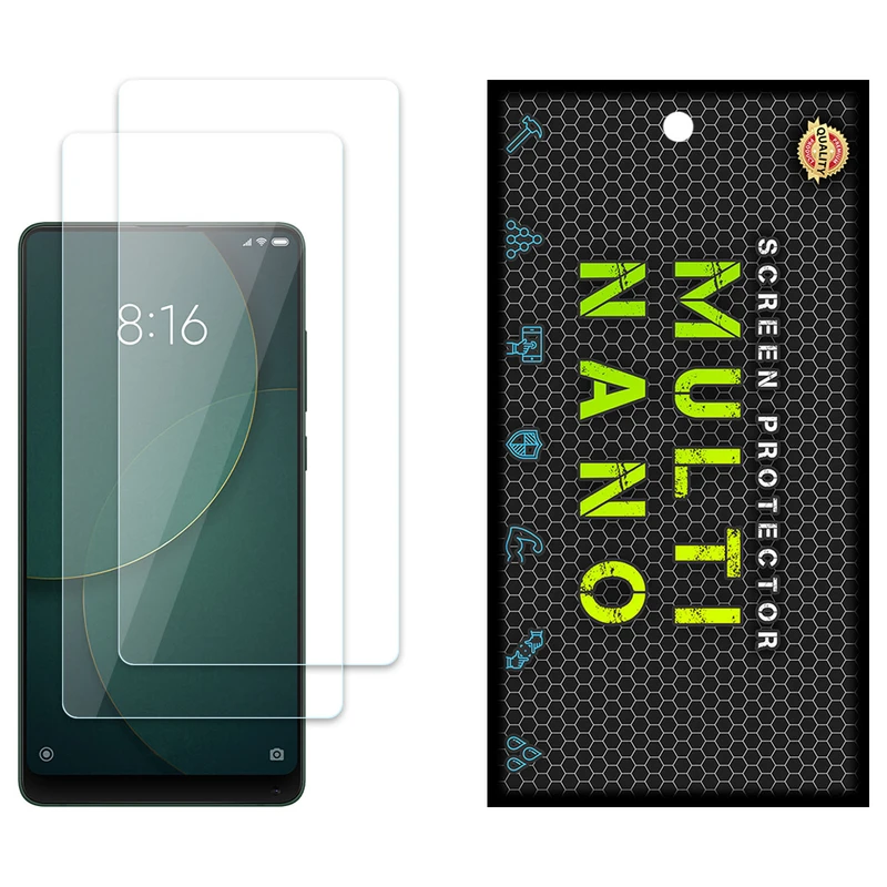 محافظ صفحه نمایش مولتی نانو مدل X-S2N مناسب برای گوشی موبایل شیائومی Mi Mix 2s بسته دو عددی