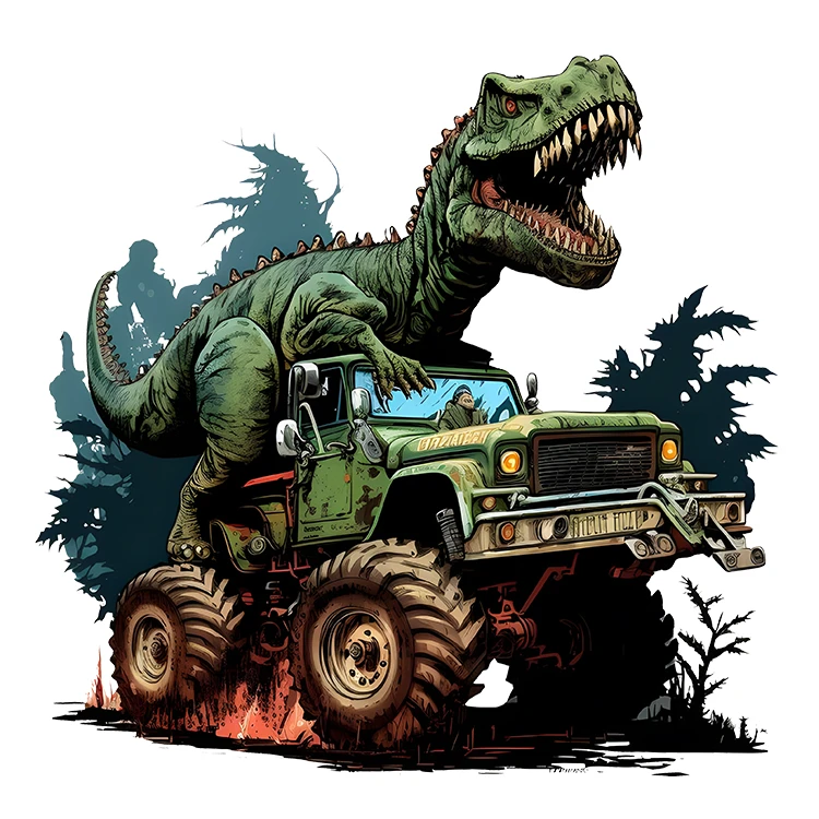 استیکر پارچه و لباس پاد آفرین مدل آفرود کد S3909