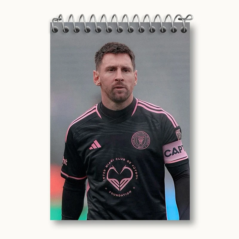 دفتر یادداشت 50 برگ خندالو مدل لیونل مسی کد 36436