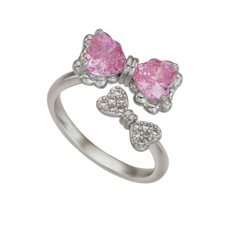 انگشتر زنانه مدل پاپیون نگین دار کد Artcity20