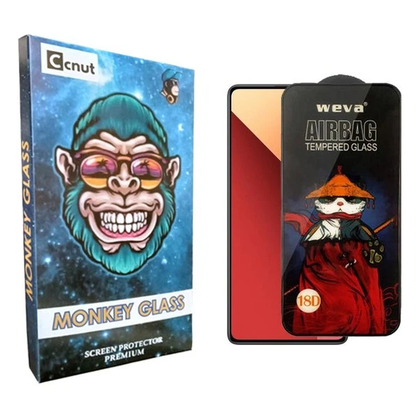 محافظ صفحه نمایش کوکونات مدل mnk Airbag مناسب برای گوشی موبایل شیائومی Redmi Note 13 4G / Redmi Note 13 Pro / Poco F5