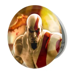 آینه جیبی خندالو طرح خدای جنگ God Of War مدل تاشو کد 4860 
